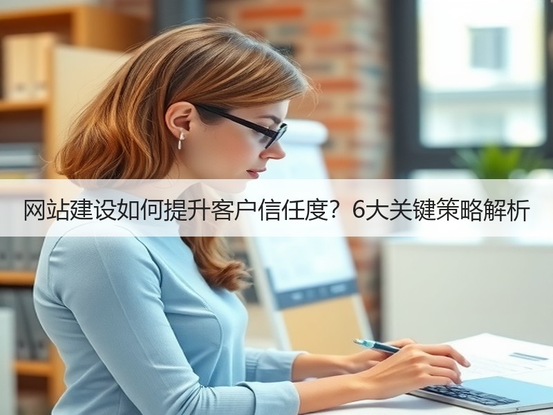 网站建设如何提升客户信任度？6大关键策略解析