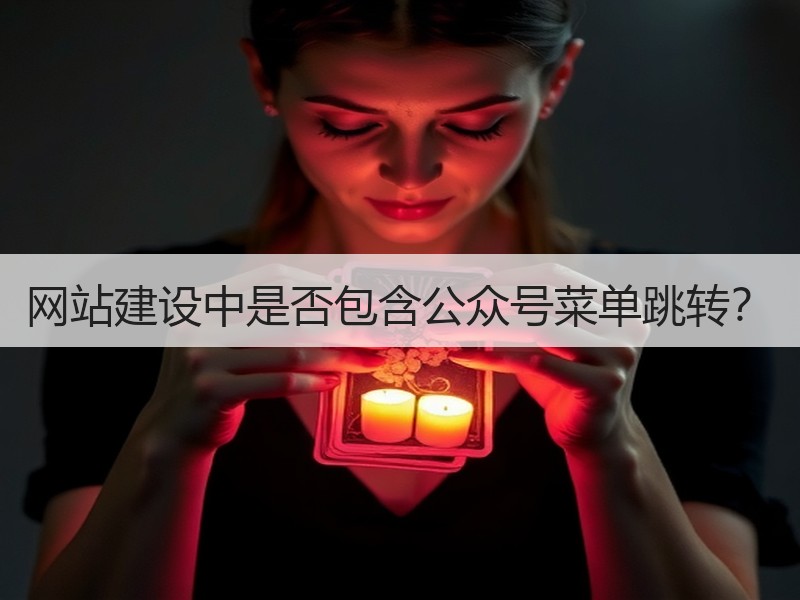 网站建设中是否包含公众号菜单跳转？