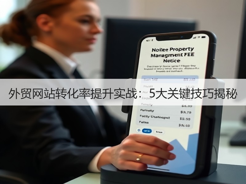 外贸网站转化率提升实战：5大关键技巧揭秘