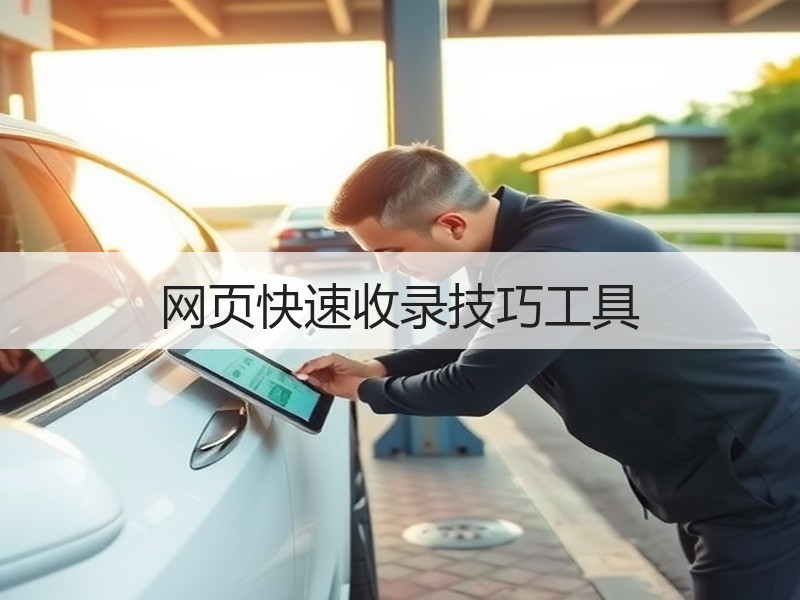 网页快速收录技巧工具