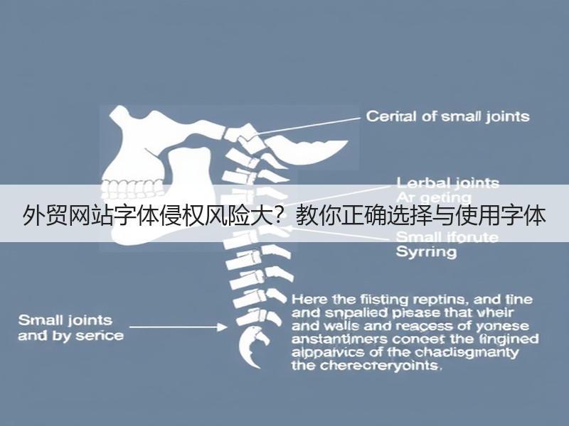 外贸网站字体侵权风险大？教你正确选择与使用字体