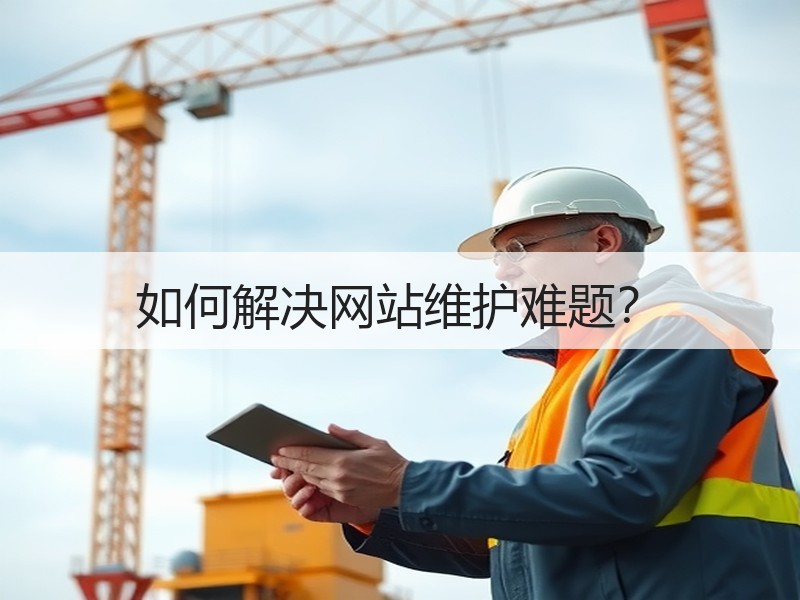 如何解决网站维护难题？