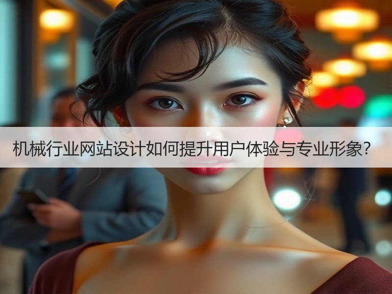 机械行业网站设计如何提升用户体验与专业形象？