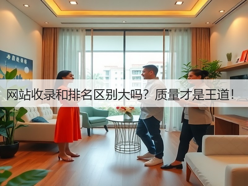 网站收录和排名区别大吗？质量才是王道！