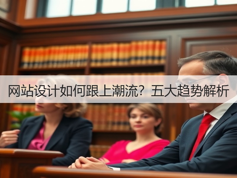 网站设计如何跟上潮流？五大趋势解析