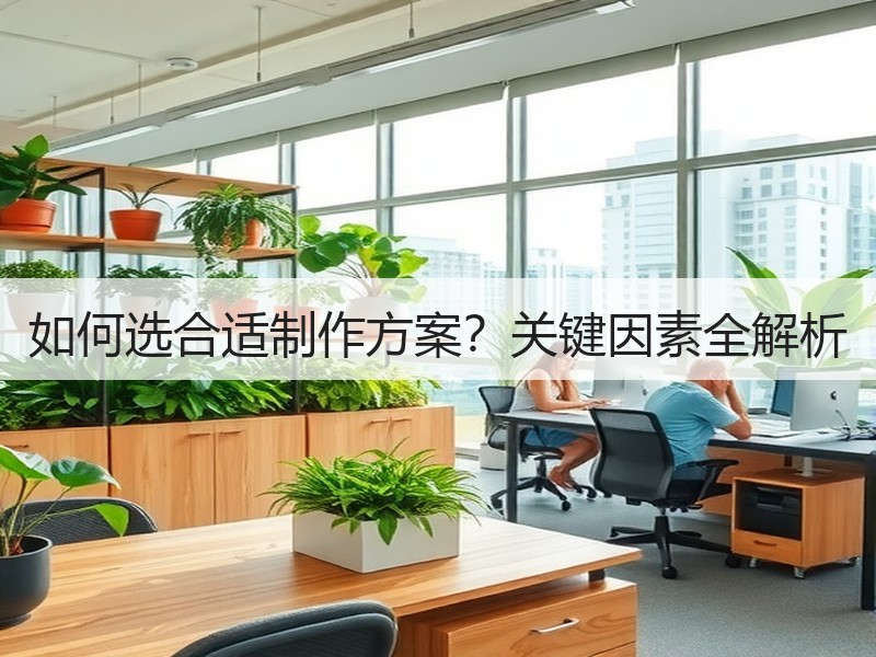 如何选合适制作方案？关键因素全解析