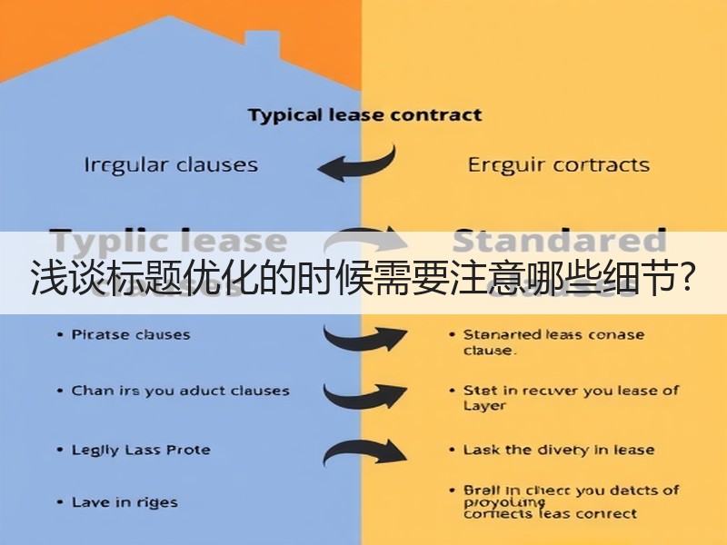 浅谈标题优化的时候需要注意哪些细节?