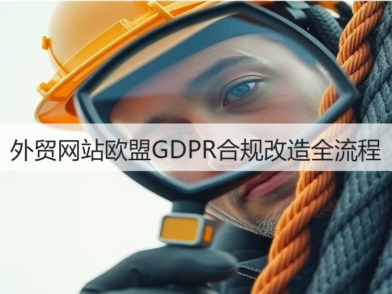 外贸网站欧盟GDPR合规改造全流程