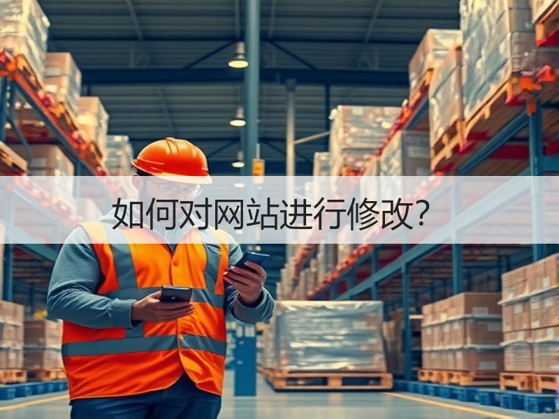 如何对网站进行修改？