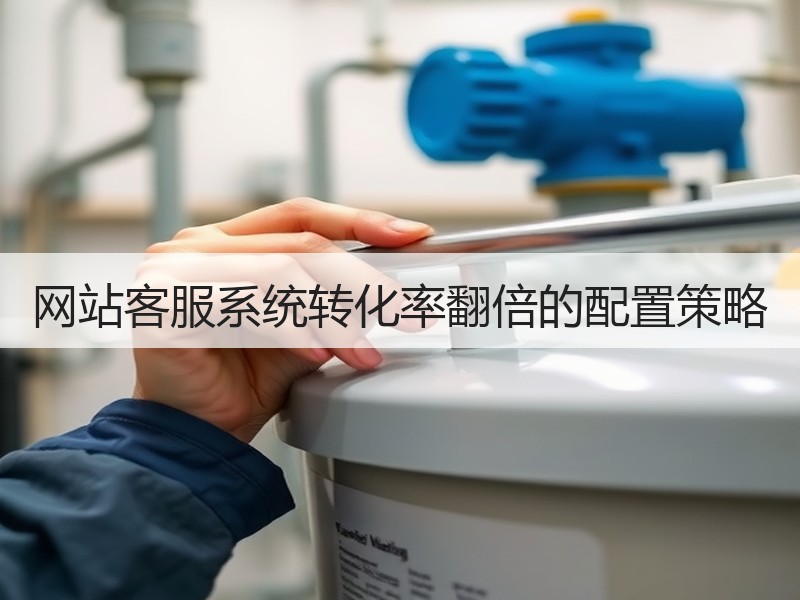 网站客服系统转化率翻倍的配置策略