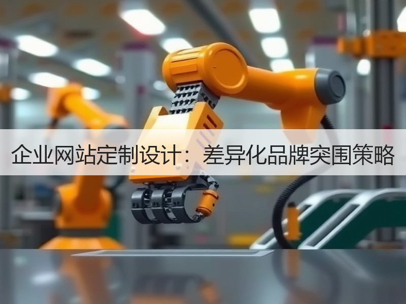 企业网站定制设计：差异化品牌突围策略
