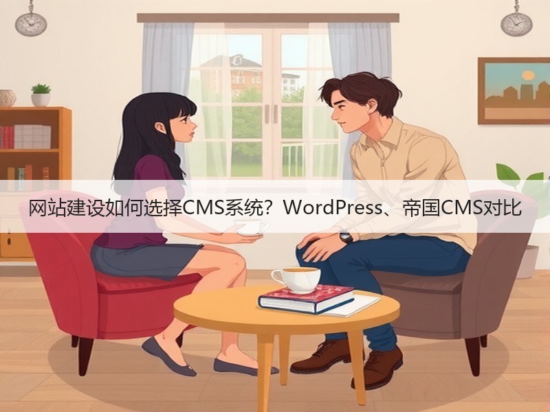 网站建设如何选择CMS系统？WordPress、帝国CMS对比