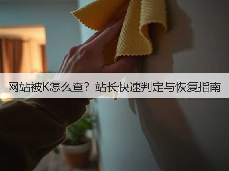 网站被K怎么查？站长快速判定与恢复指南