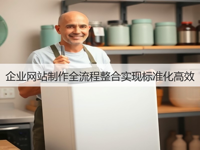 企业网站制作全流程整合实现标准化高效