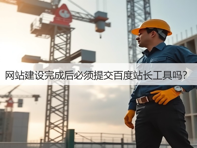 网站建设完成后必须提交百度站长工具吗？