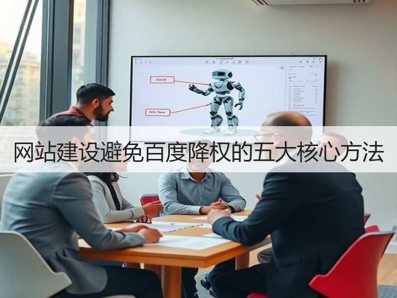 网站建设避免百度降权的五大核心方法