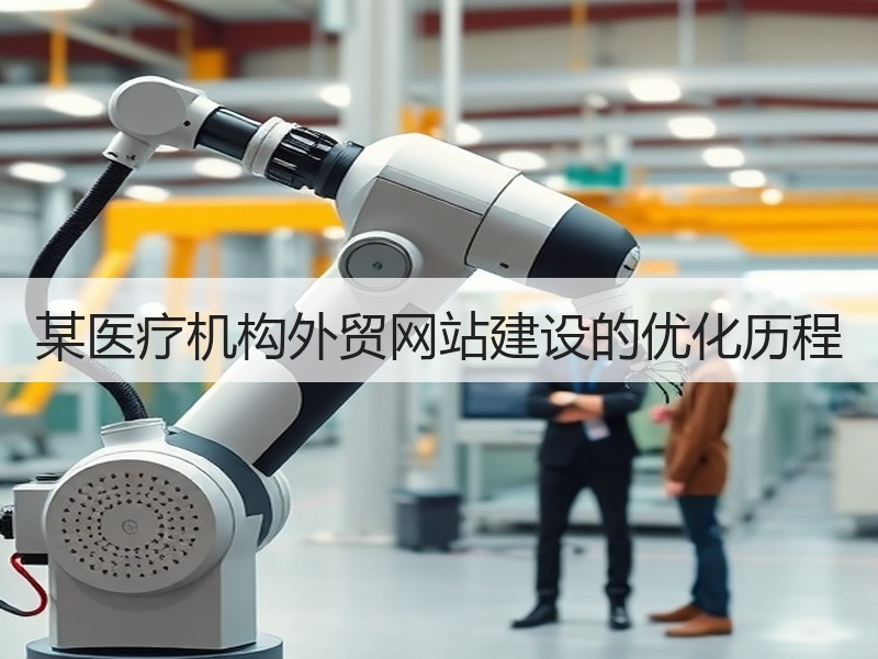 某医疗机构外贸网站建设的优化历程