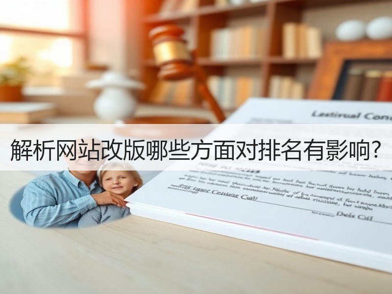 解析网站改版哪些方面对排名有影响?