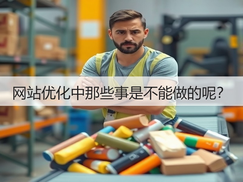 网站优化中那些事是不能做的呢？