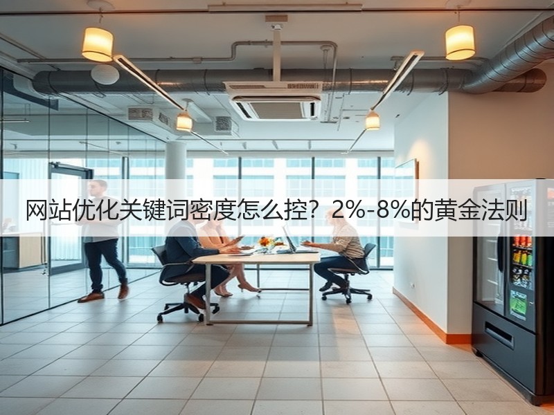 网站优化关键词密度怎么控？2%-8%的黄金法则