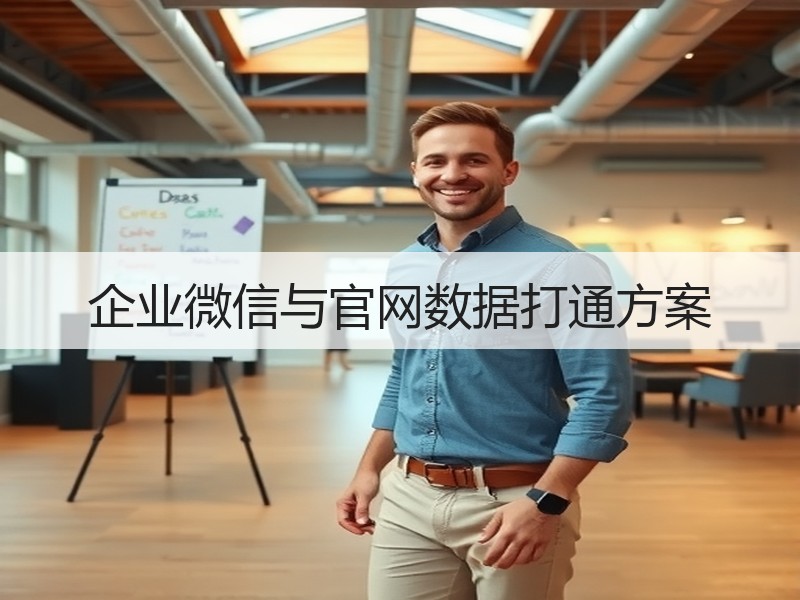 企业微信与官网数据打通方案