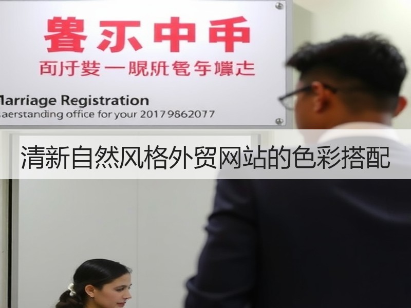 清新自然风格外贸网站的色彩搭配