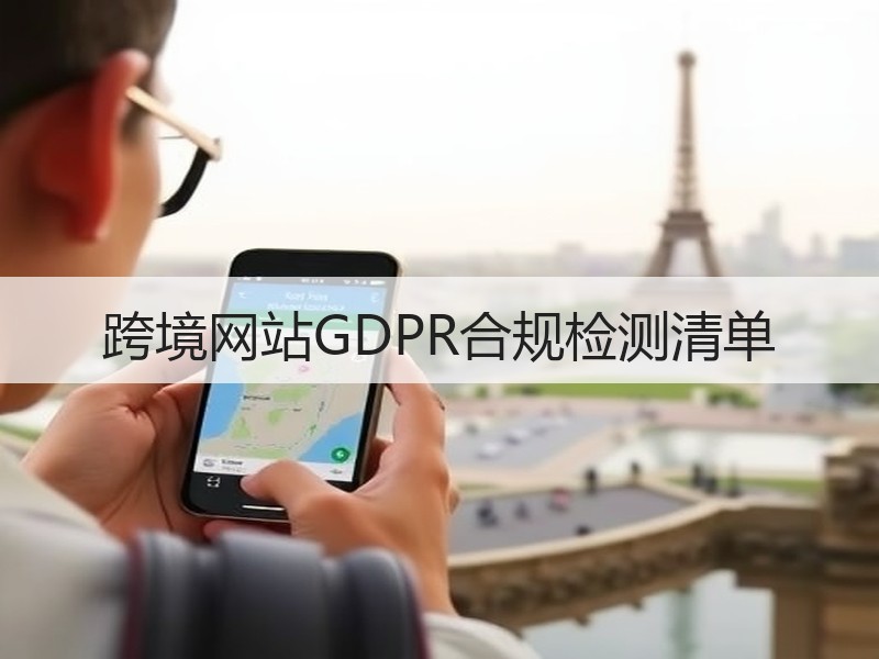 跨境网站GDPR合规检测清单