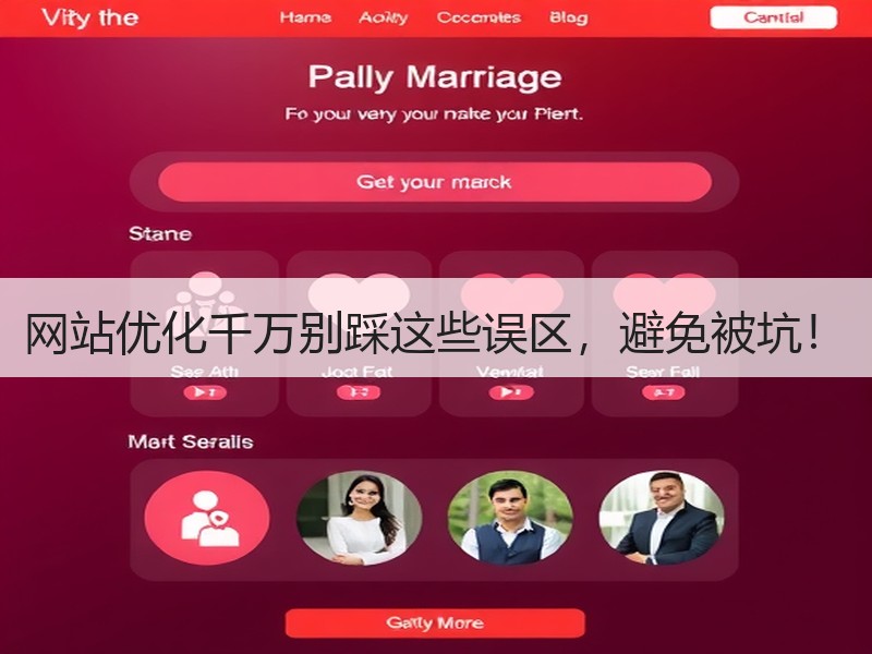 网站优化千万别踩这些误区，避免被坑！