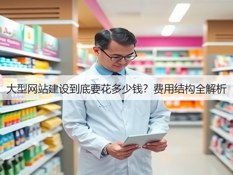大型网站建设到底要花多少钱？费用结构全解析