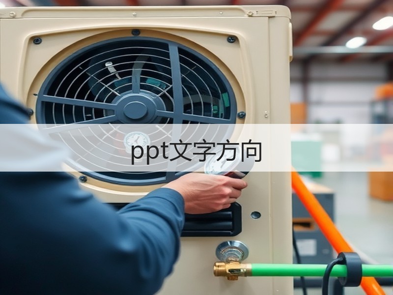 ppt文字方向