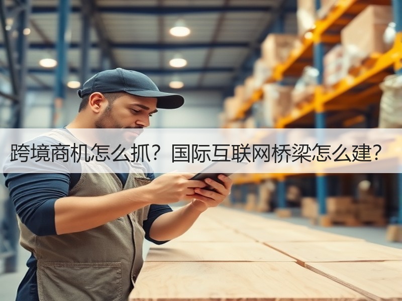 跨境商机怎么抓？国际互联网桥梁怎么建？