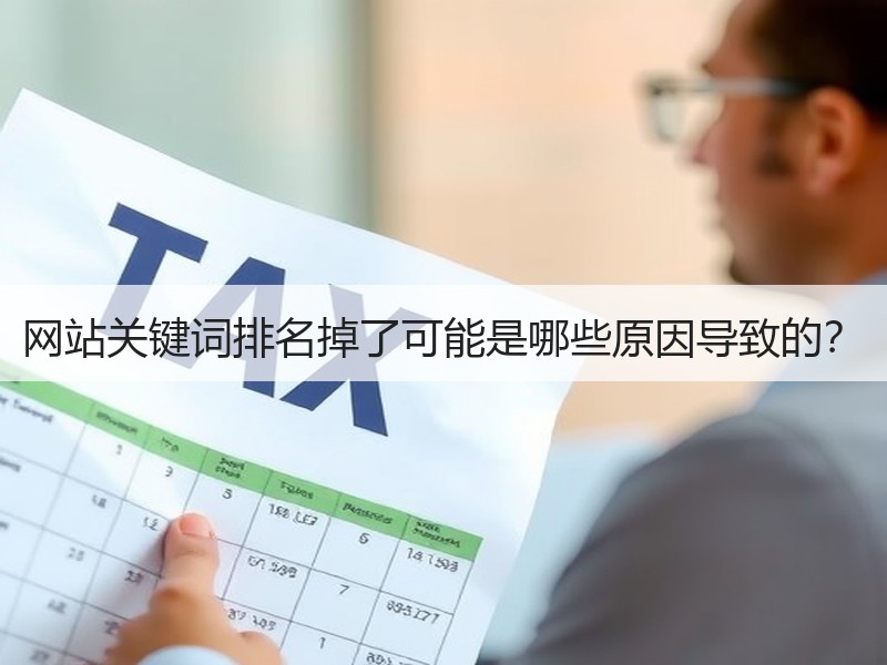 网站关键词排名掉了可能是哪些原因导致的？