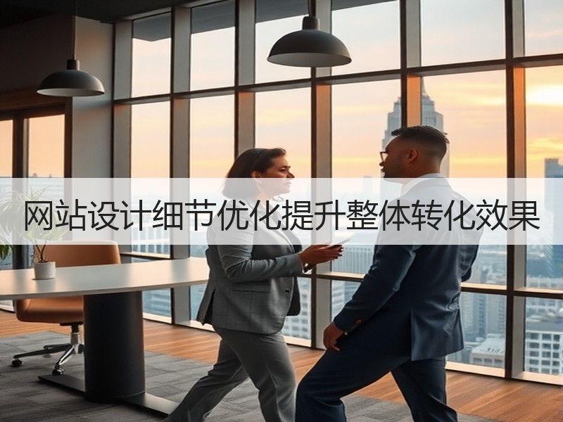 网站设计细节优化提升整体转化效果