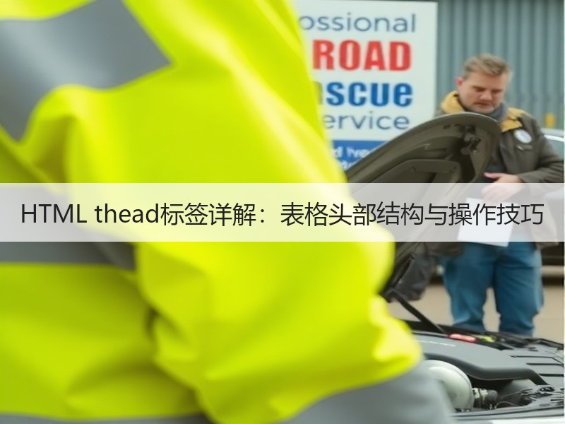 HTML thead标签详解：表格头部结构与操作技巧