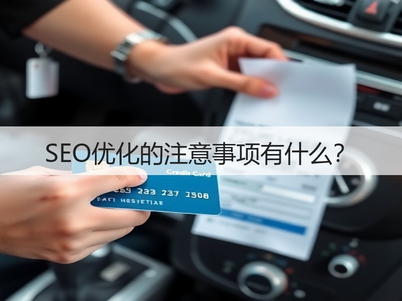 SEO优化的注意事项有什么？