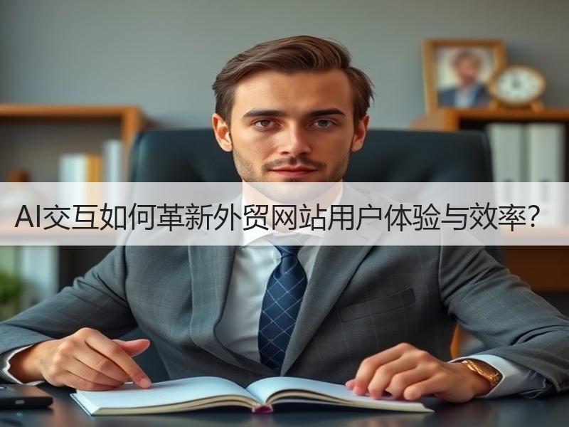 AI交互如何革新外贸网站用户体验与效率？