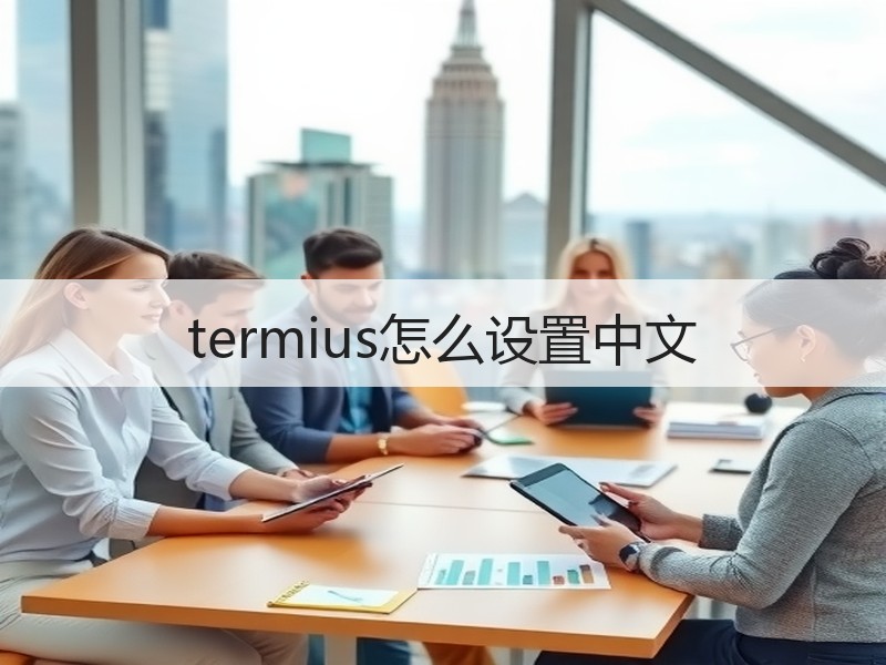 termius怎么设置中文
