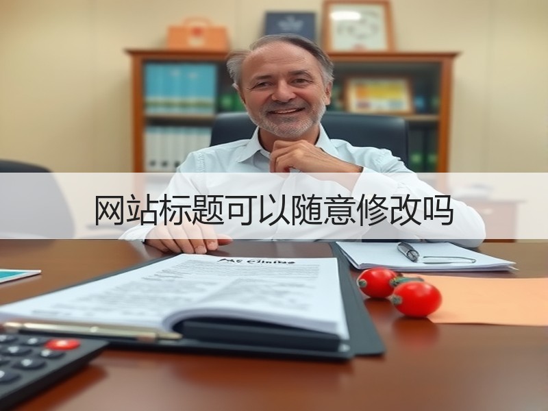 网站标题可以随意修改吗