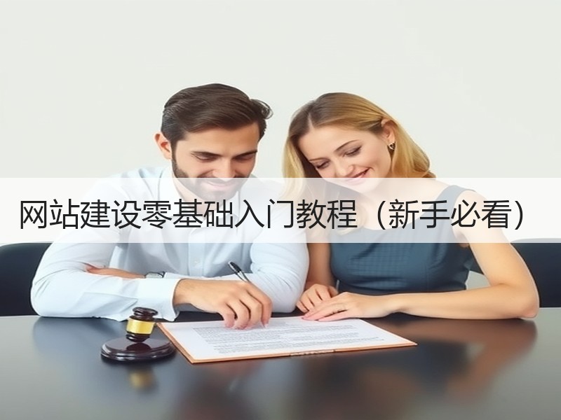 网站建设零基础入门教程（新手必看）