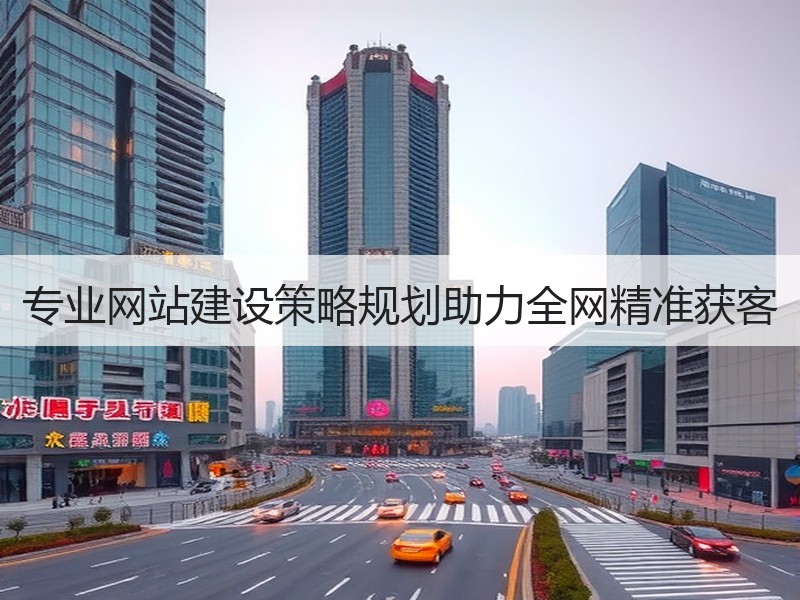 专业网站建设策略规划助力全网精准获客