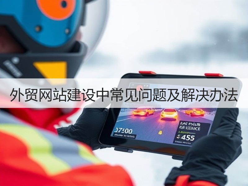 外贸网站建设中常见问题及解决办法