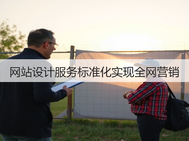 网站设计服务标准化实现全网营销