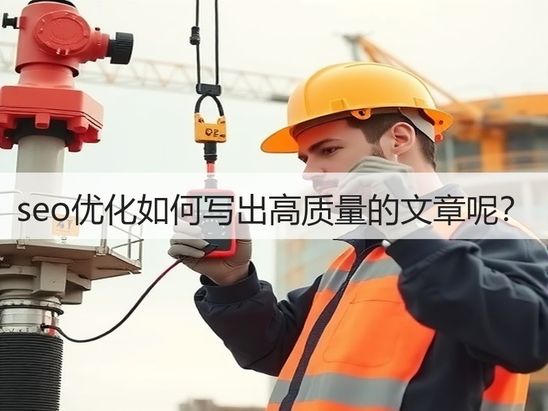 seo优化如何写出高质量的文章呢？