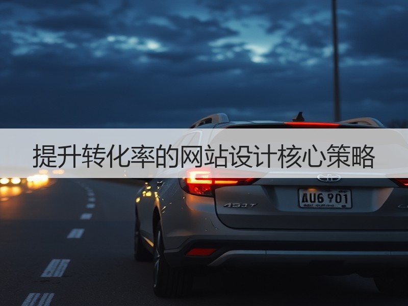 提升转化率的网站设计核心策略
