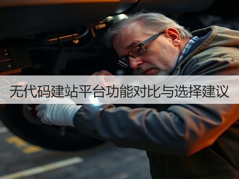 无代码建站平台功能对比与选择建议