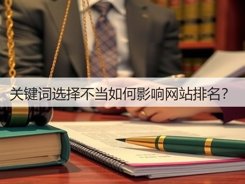 关键词选择不当如何影响网站排名？