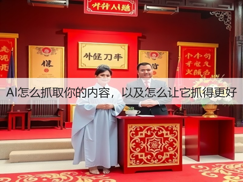 AI怎么抓取你的内容，以及怎么让它抓得更好