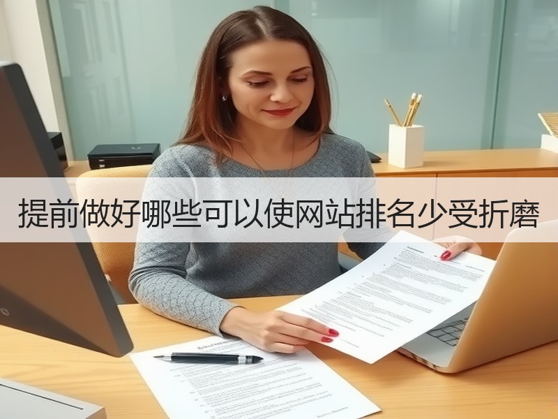 提前做好哪些可以使网站排名少受折磨