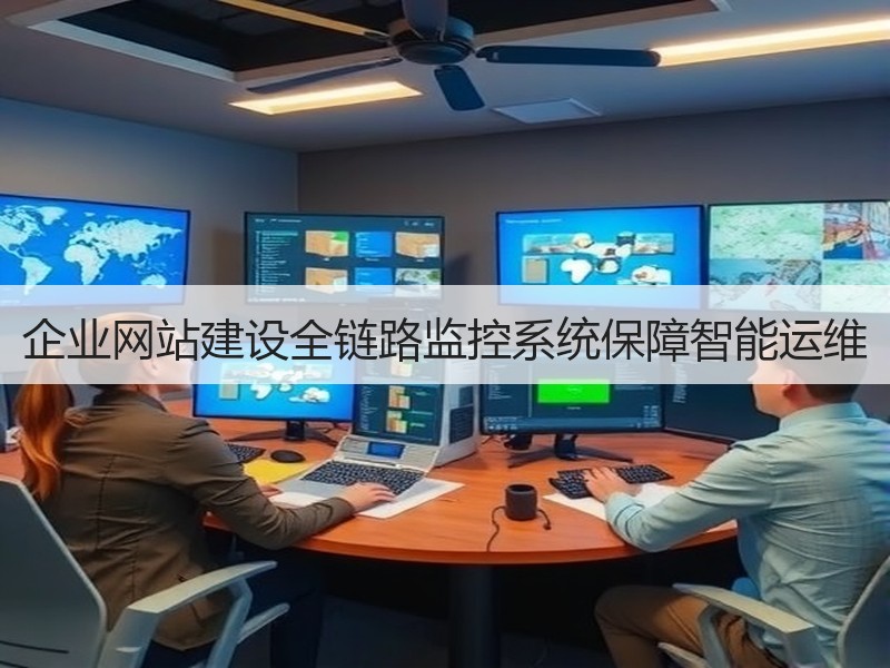 企业网站建设全链路监控系统保障智能运维