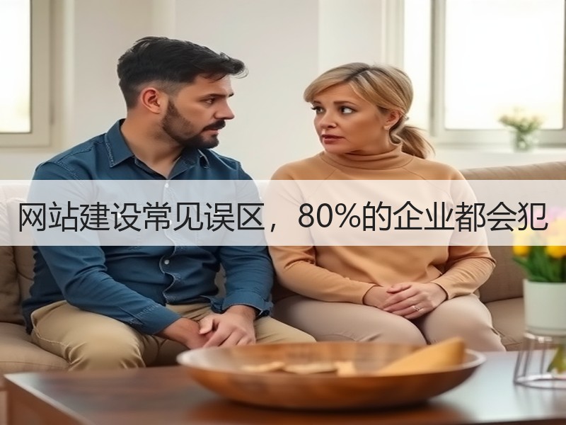 网站建设常见误区，80%的企业都会犯